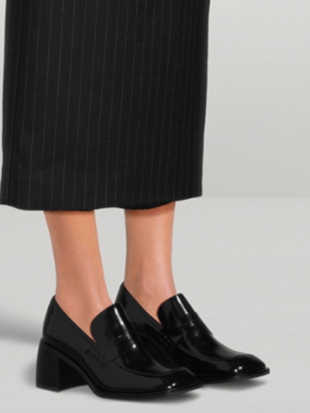 JEFFREY CAMPBELL Patent Leather Penny Loafers